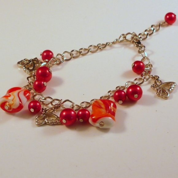 ❤️ NEW Peppermint Candy Charm Or Angle Bracelet - Picture 2 of 5